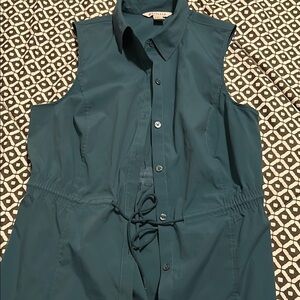 Athleta Teal Sleeveless Dress